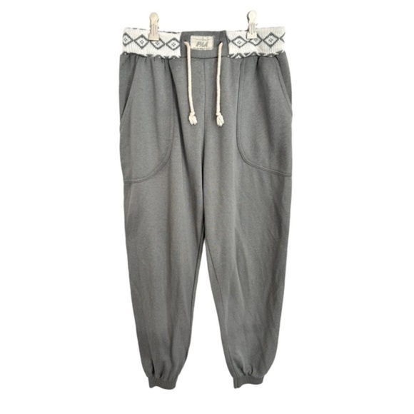 VTG PAN AM WORLD AIRWAYS DRAWSTRING JOGGER SWEATPANTS, 50% BAUMWOOL COTTON